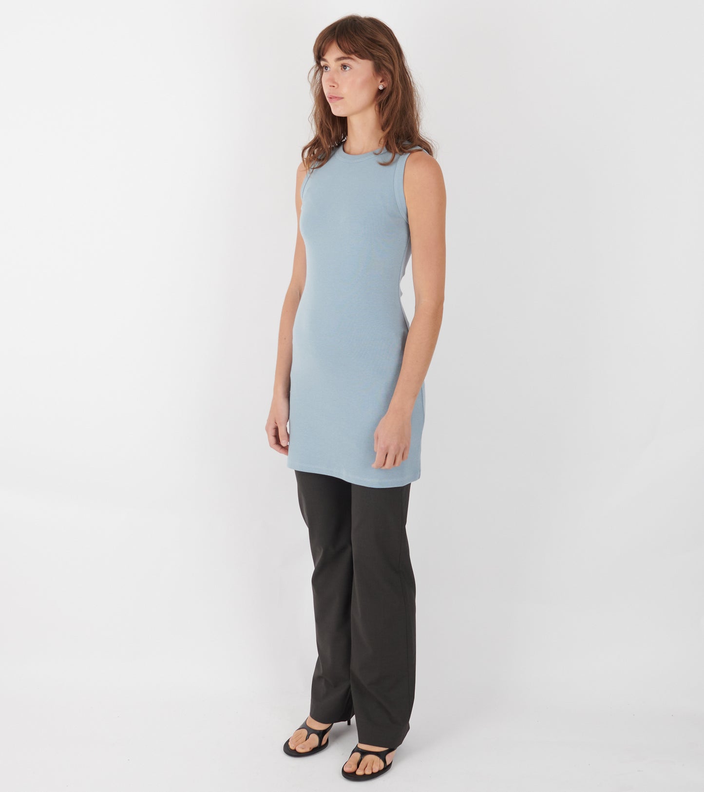 Carrie Dress Dusty Blue
