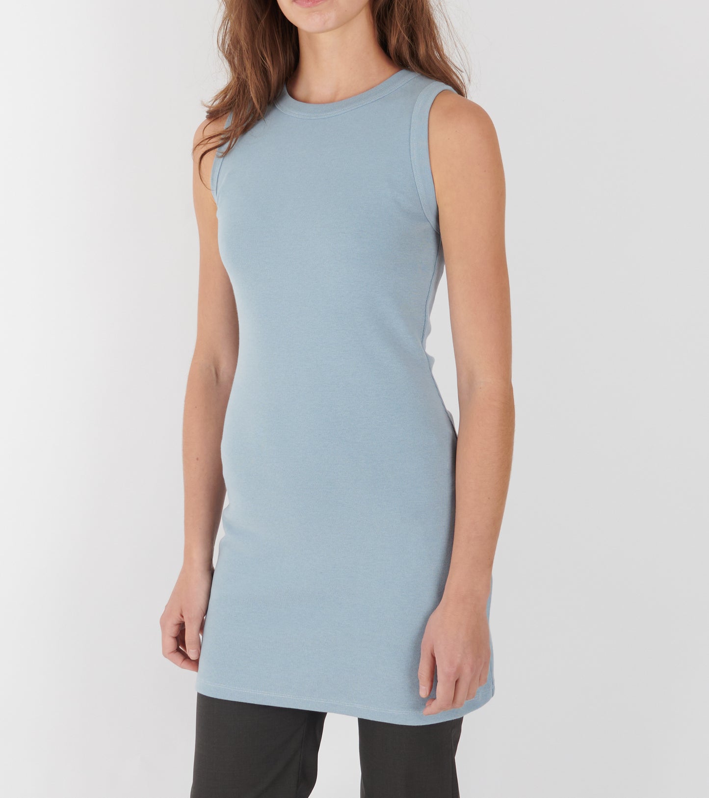 Carrie Dress Dusty Blue