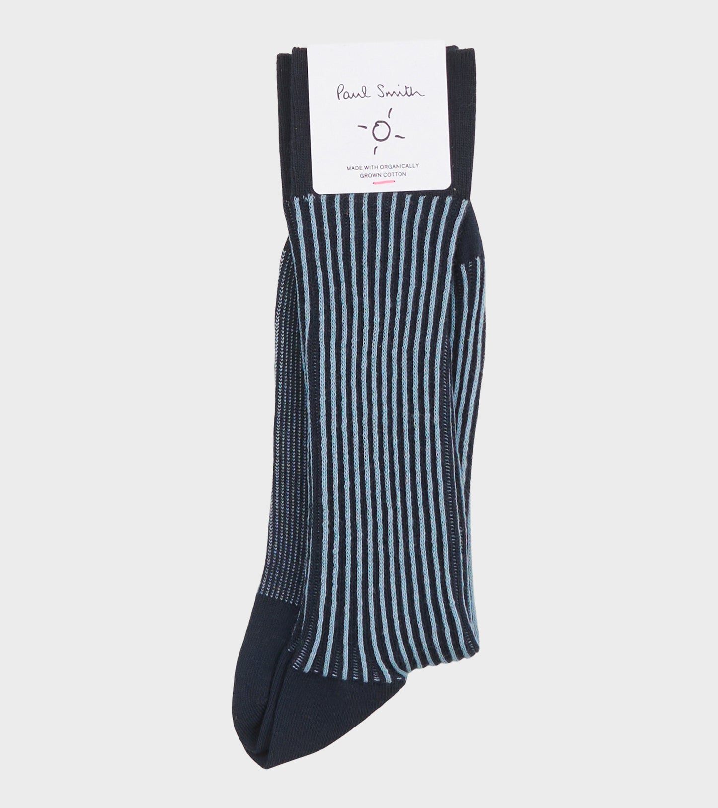 Lenny Stripe Socks Navy/Light Blue