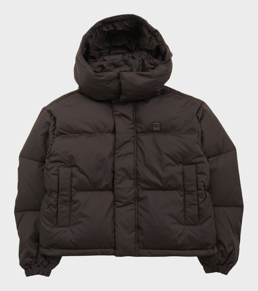 Dyngja Down Cropped Jacket Licorice