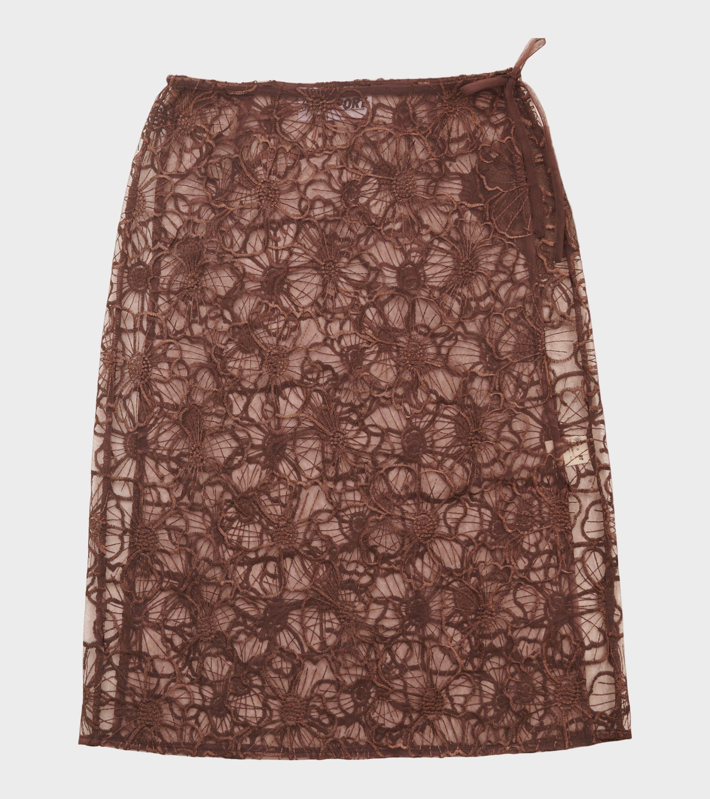Alba Long Skirt Brown