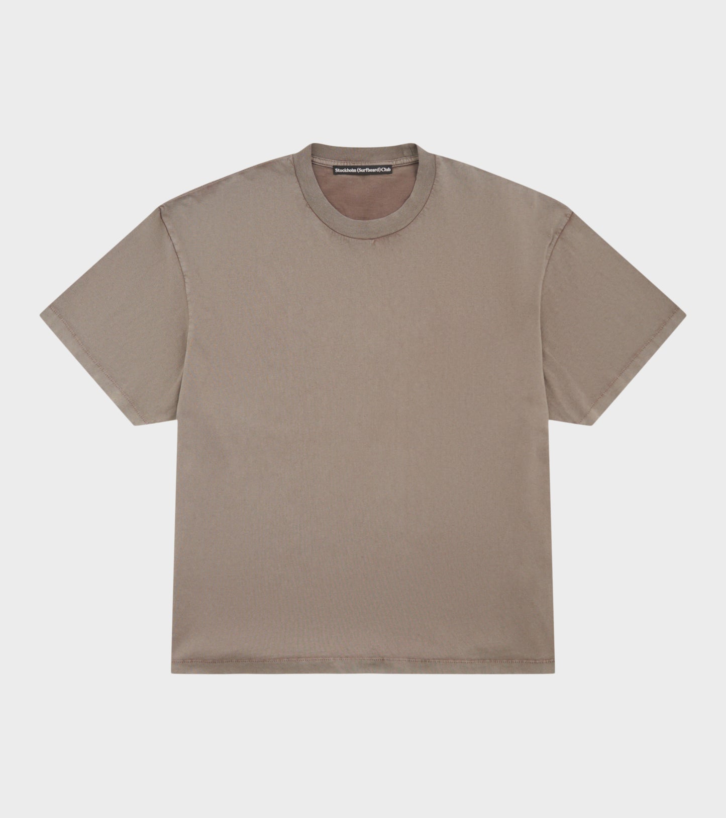 Back Logo Box Tee Earth Brown