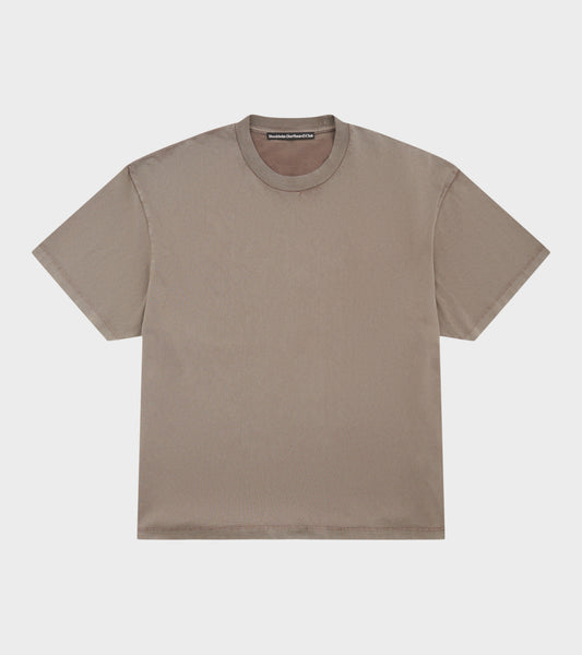 Back Logo Box Tee Earth Brown
