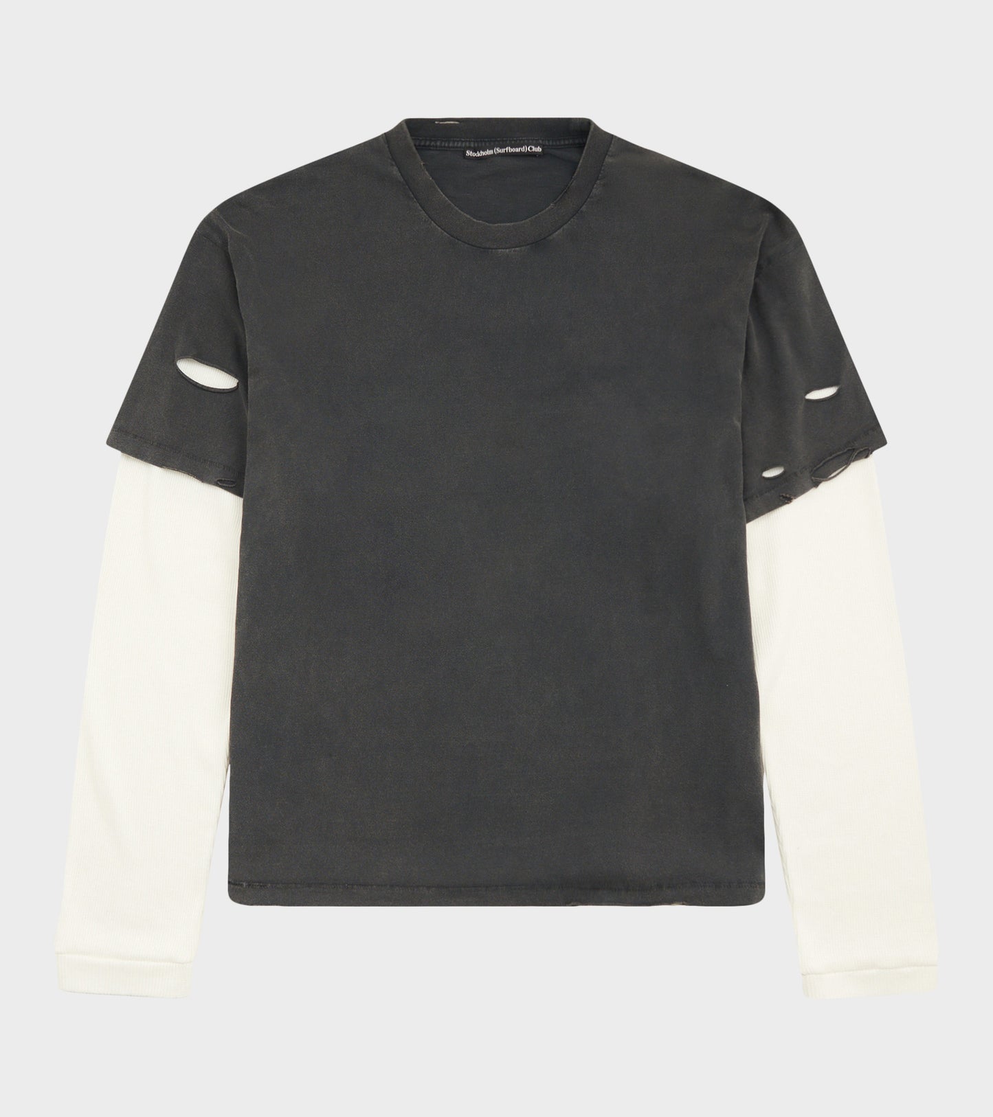 Layered Box Tee Vintage Black/Off-white