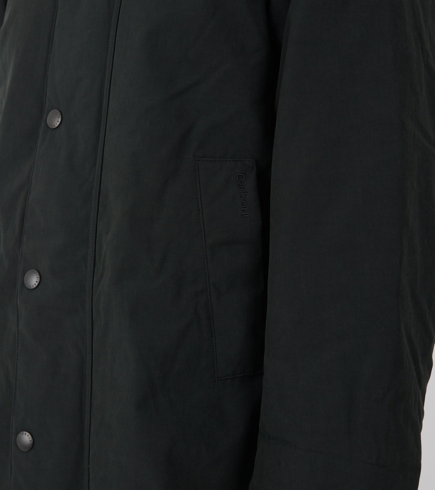 Barbour Modified Exmoor Wax Coat Black