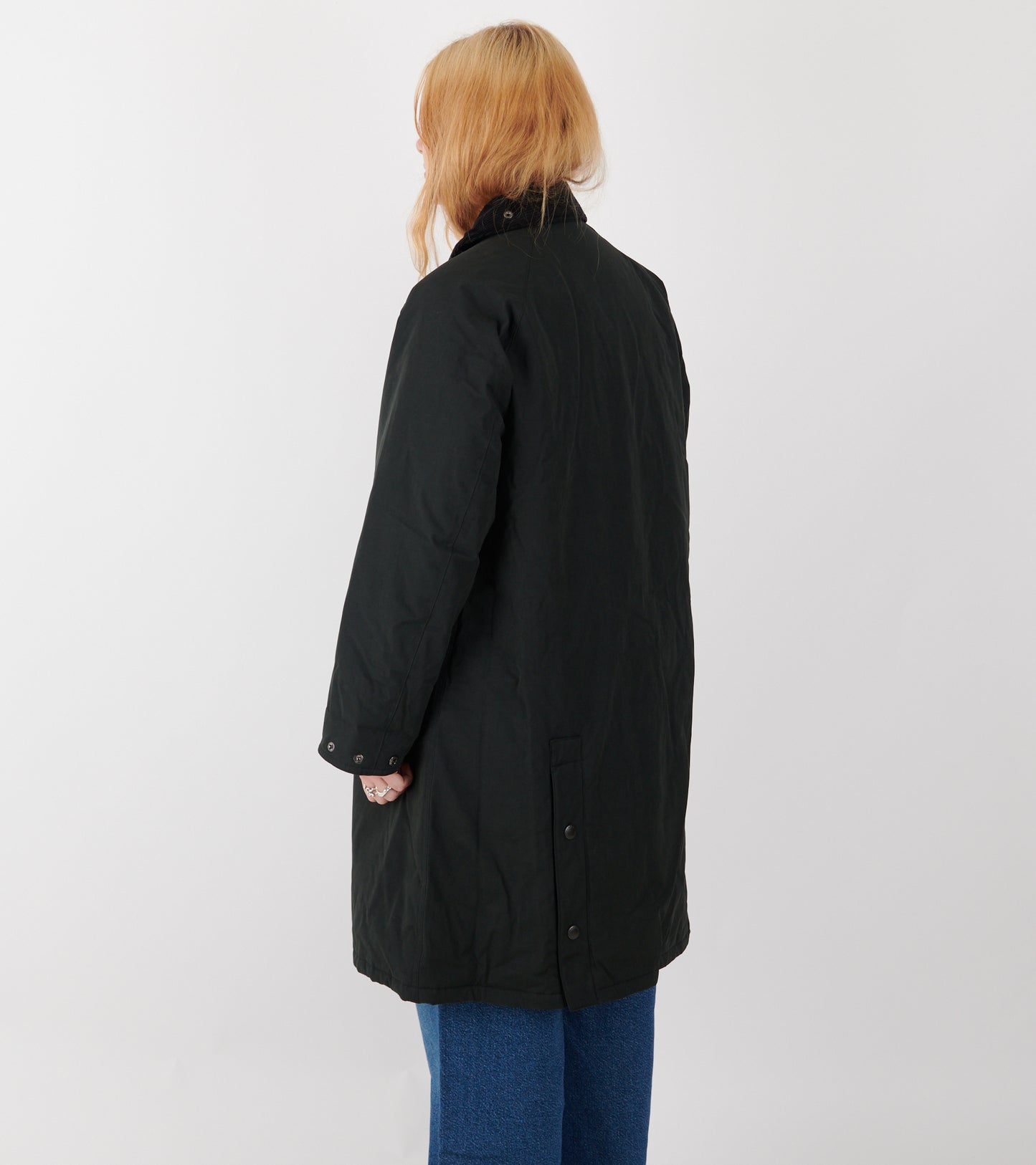 Barbour Modified Exmoor Wax Coat Black