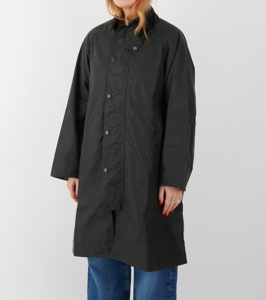 Barbour Modified Exmoor Wax Coat Sage