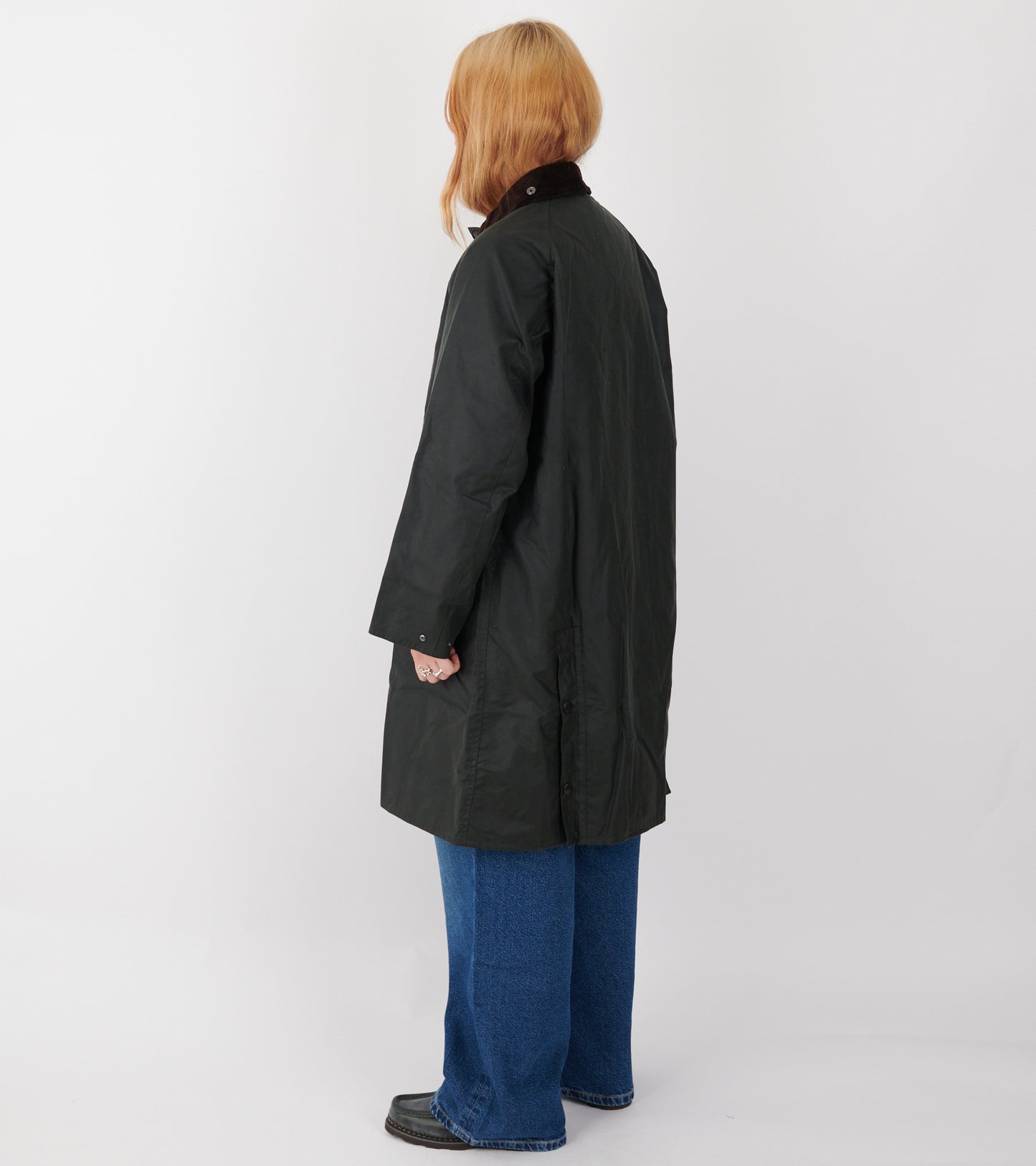 Barbour Modified Exmoor Wax Coat Sage