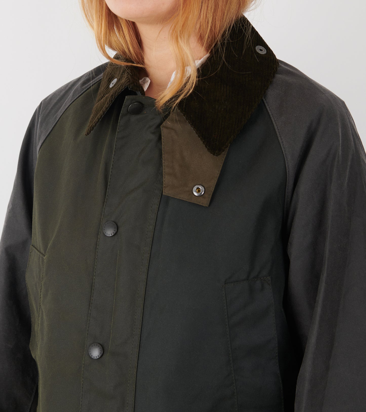 Barbour Patchwork OS SG51 Sage Bedale Wax Jacket