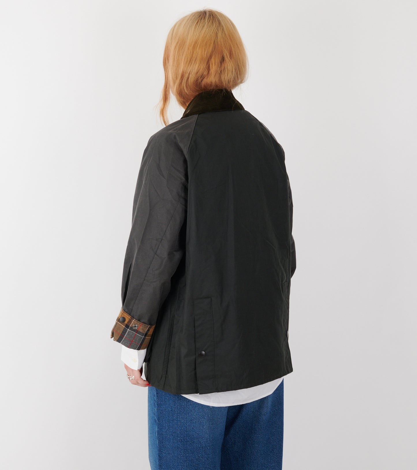 Barbour Patchwork OS SG51 Sage Bedale Wax Jacket