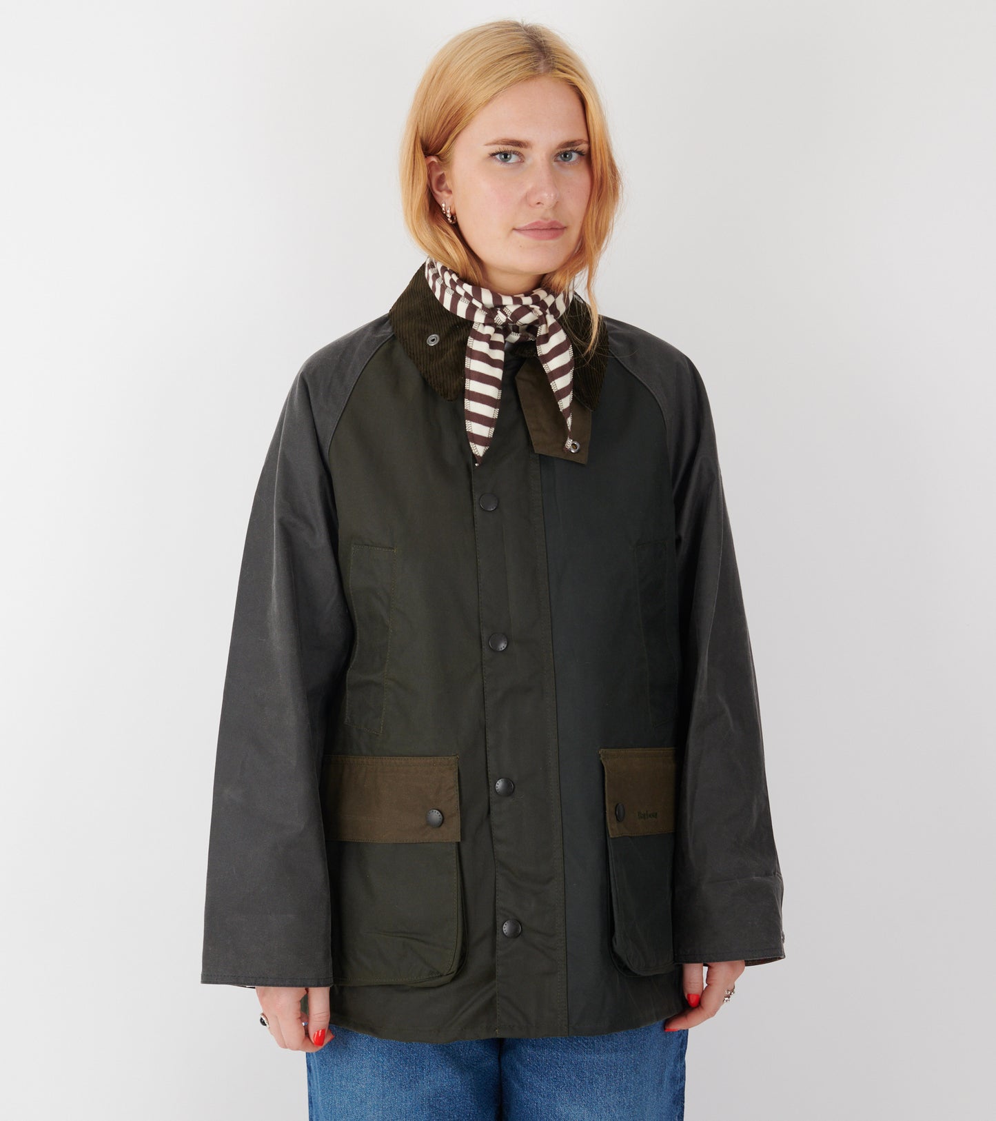 Scarf Triangle Brown/Ecru