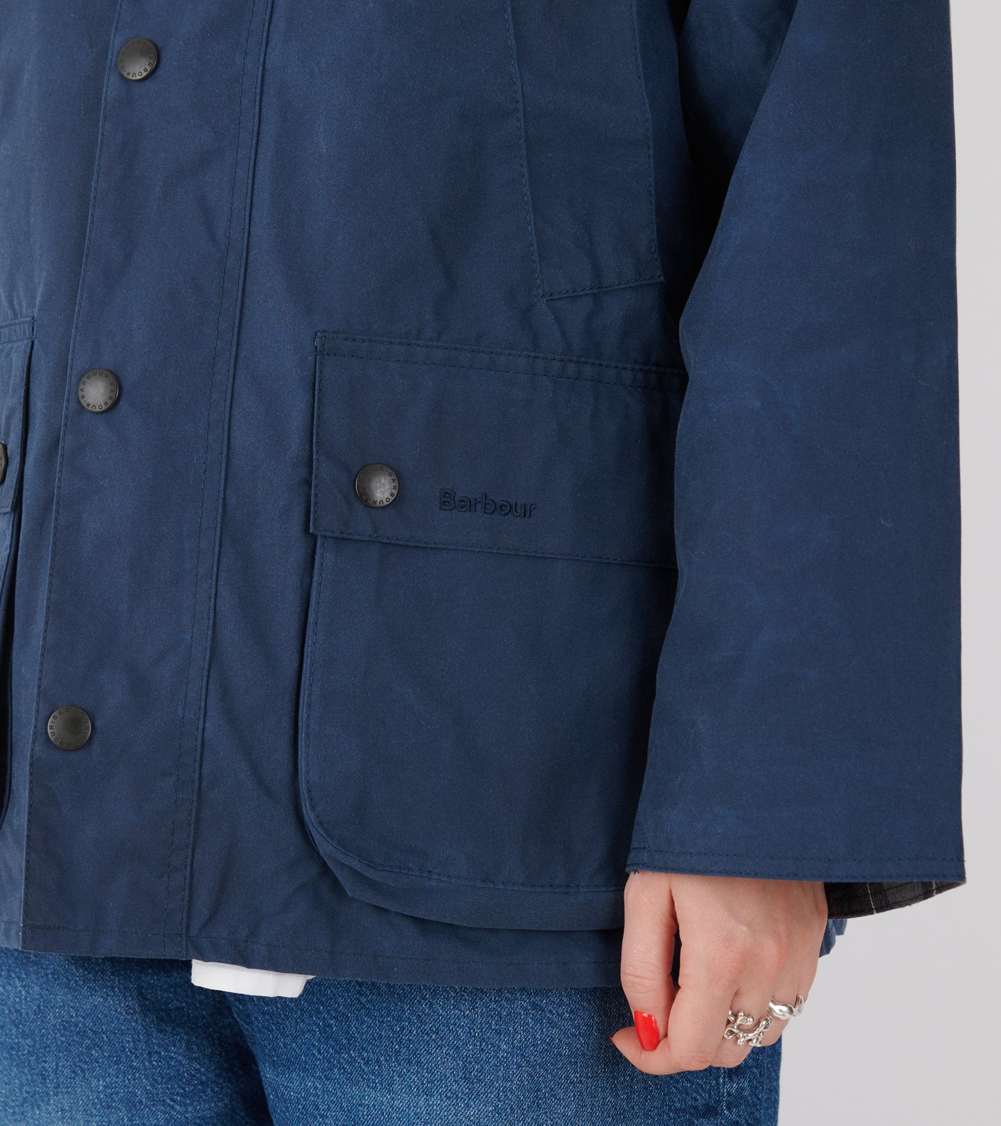 Classic Bedale Waxed Jacket Bright Blue