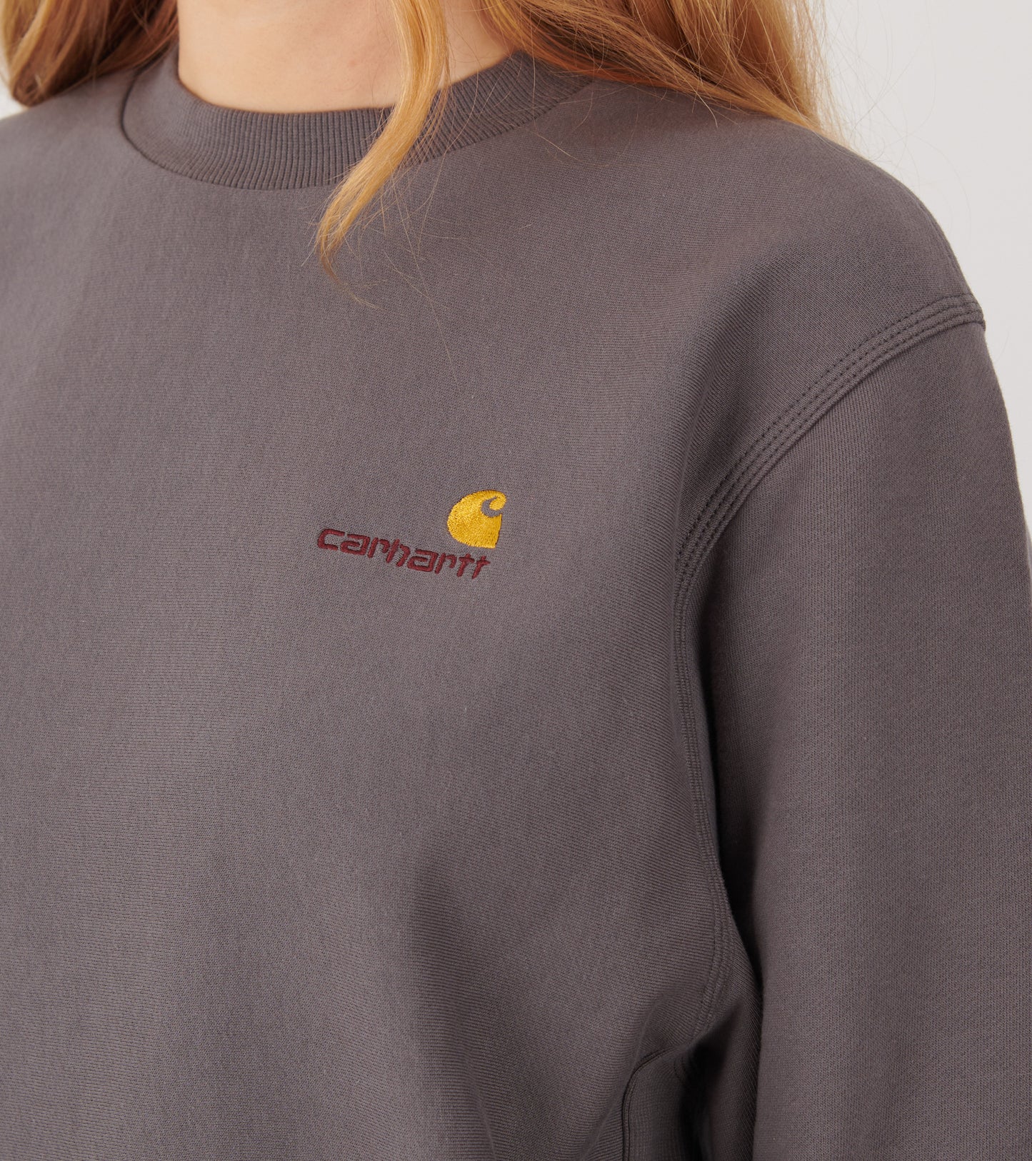 W American Script Sweat Porphyry