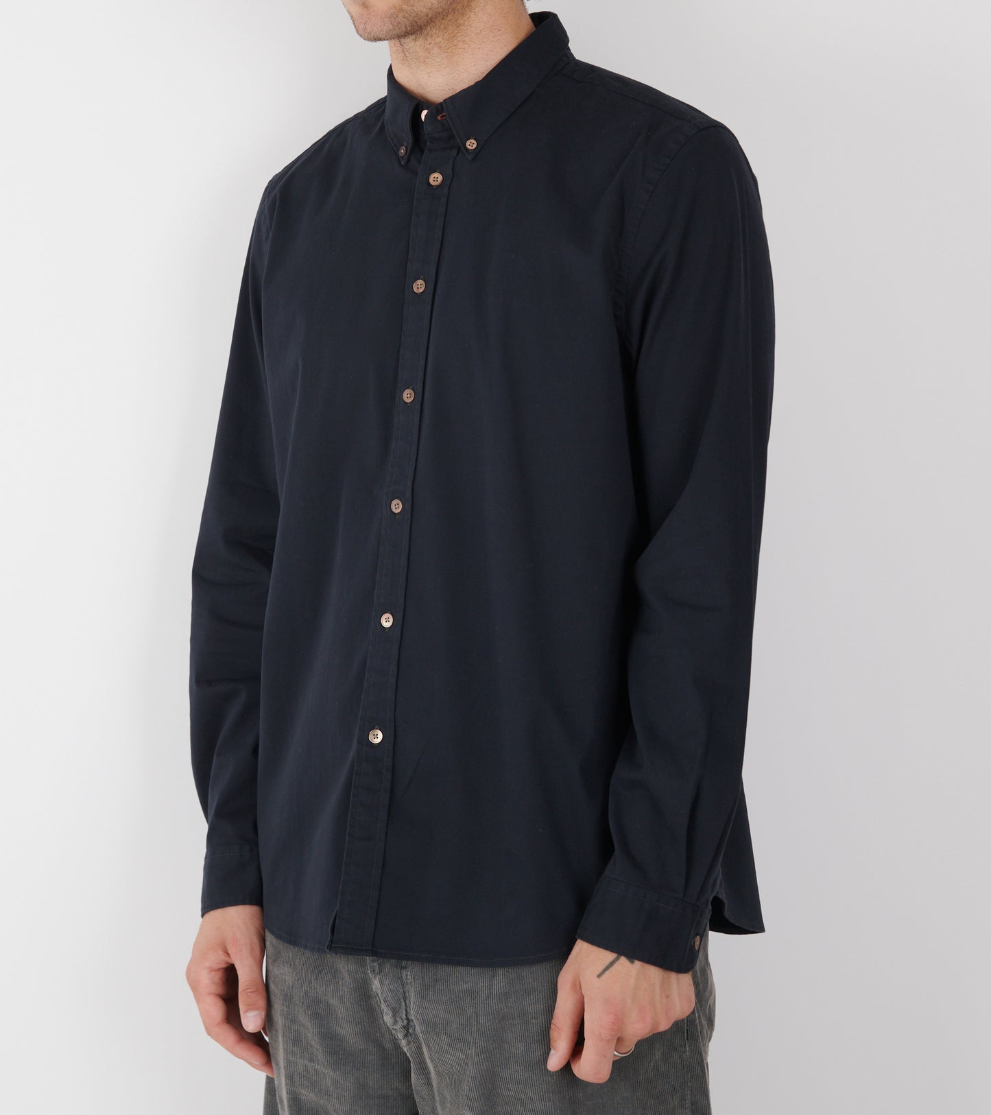 Regular Fit L/S Shirt Blue