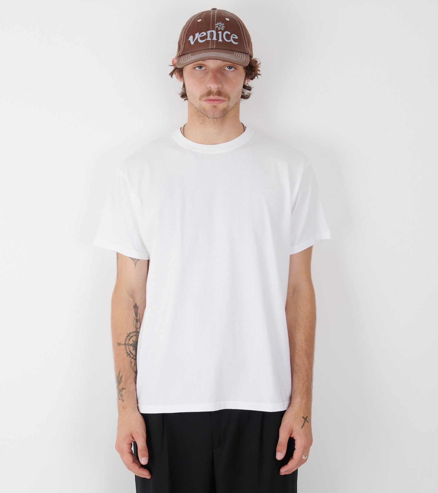 SS Crew Tee White