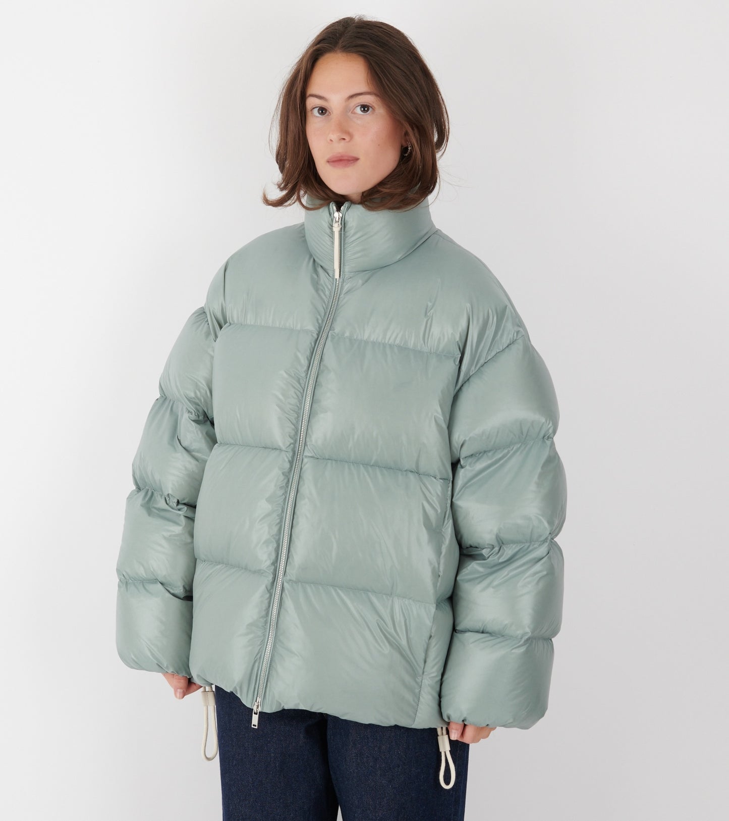 Down Puffer Jacket Mineral