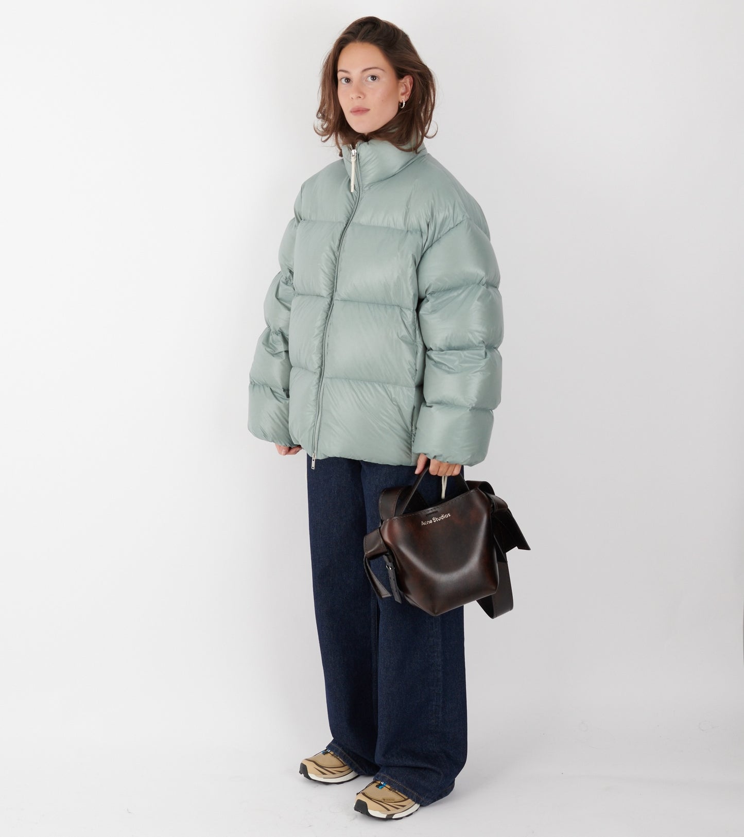 Down Puffer Jacket Mineral