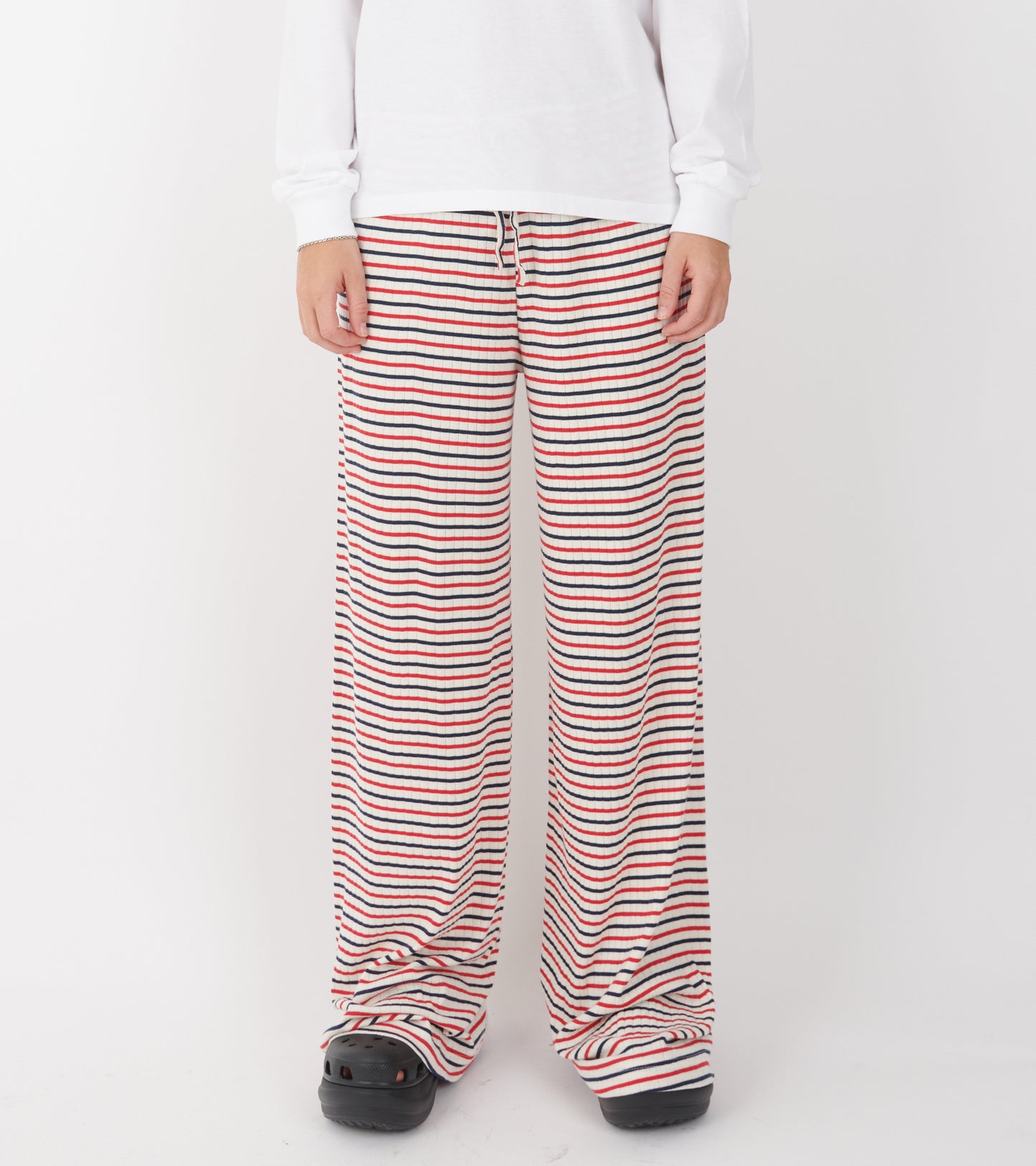 Nova Pants Tricolor Stripes Ecru/Red/Marine