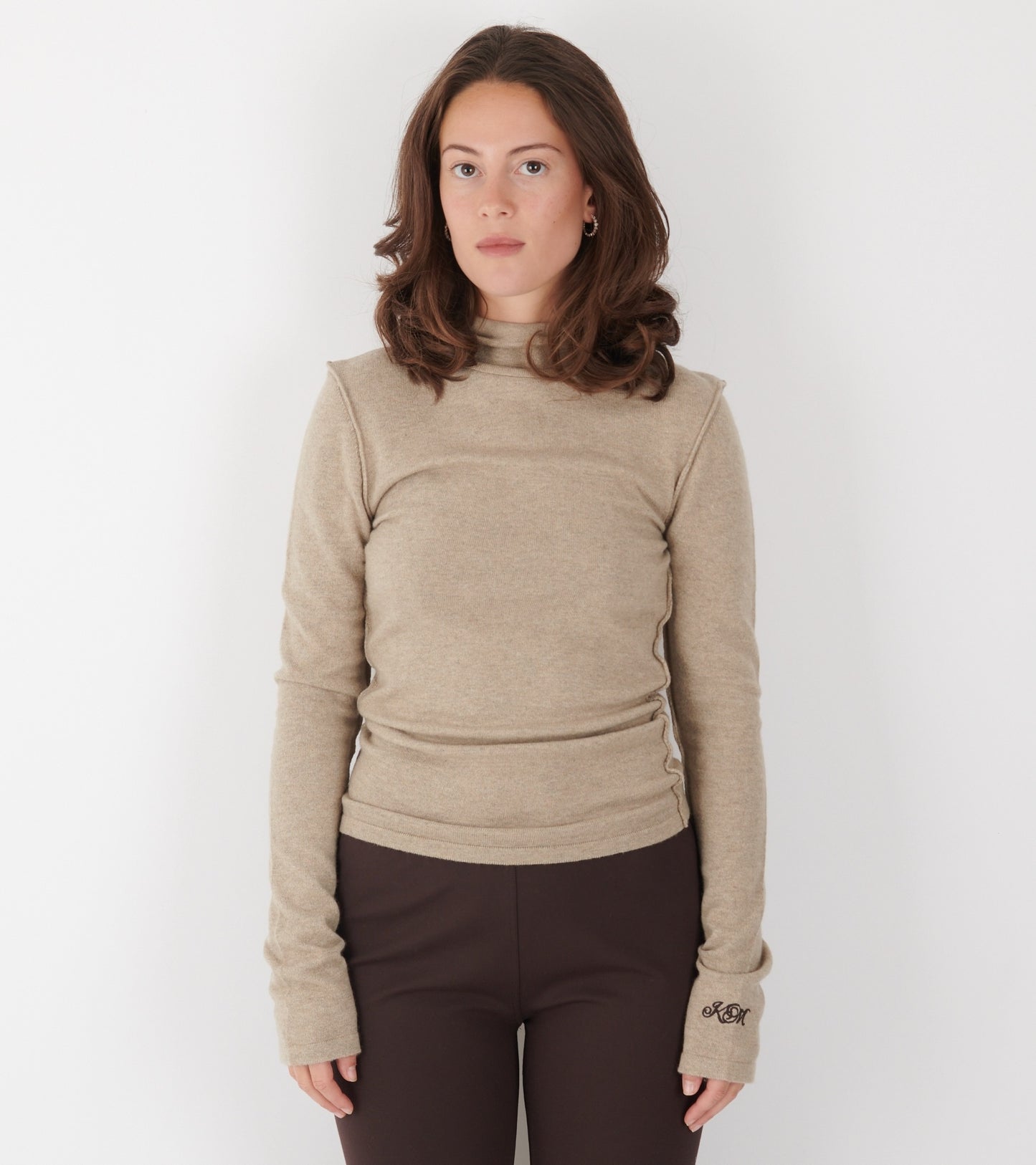 Vitus Dense Hoodie Beige Melange