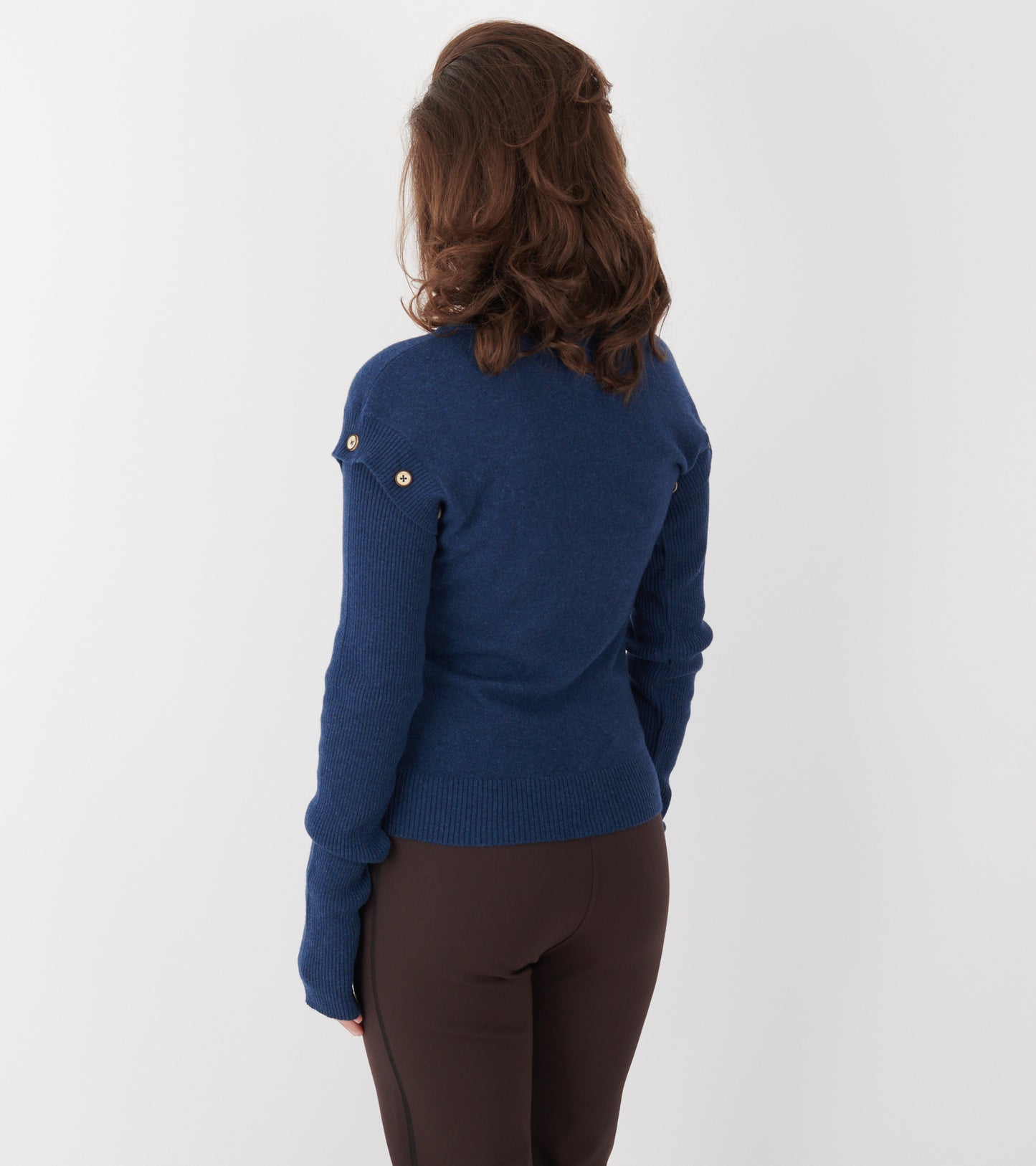 Caroline Cardigan Navy Blue Melange