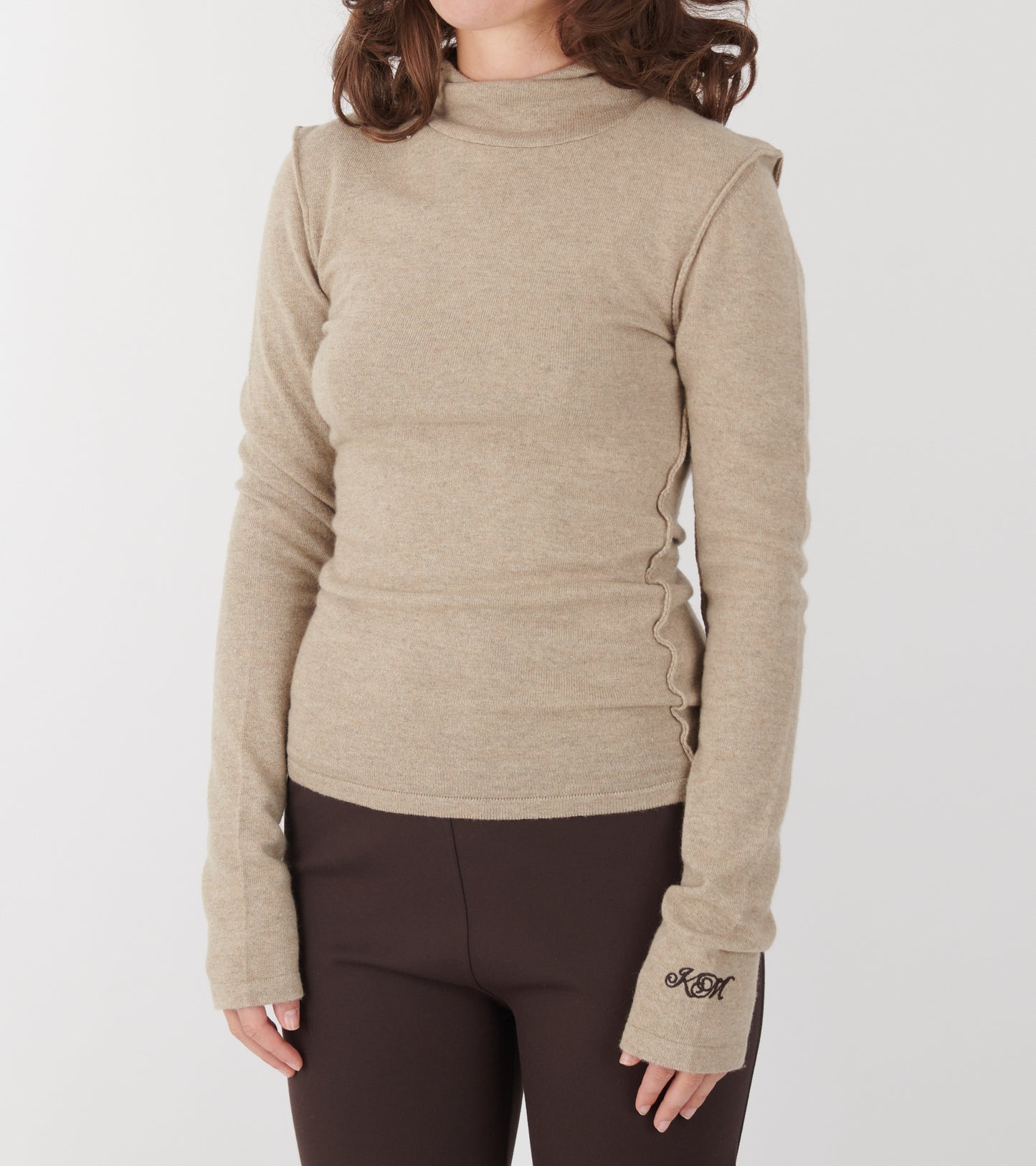 Vitus Dense Hoodie Beige Melange