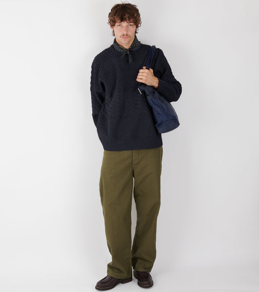 Crew Neck Sweater Dark Navy