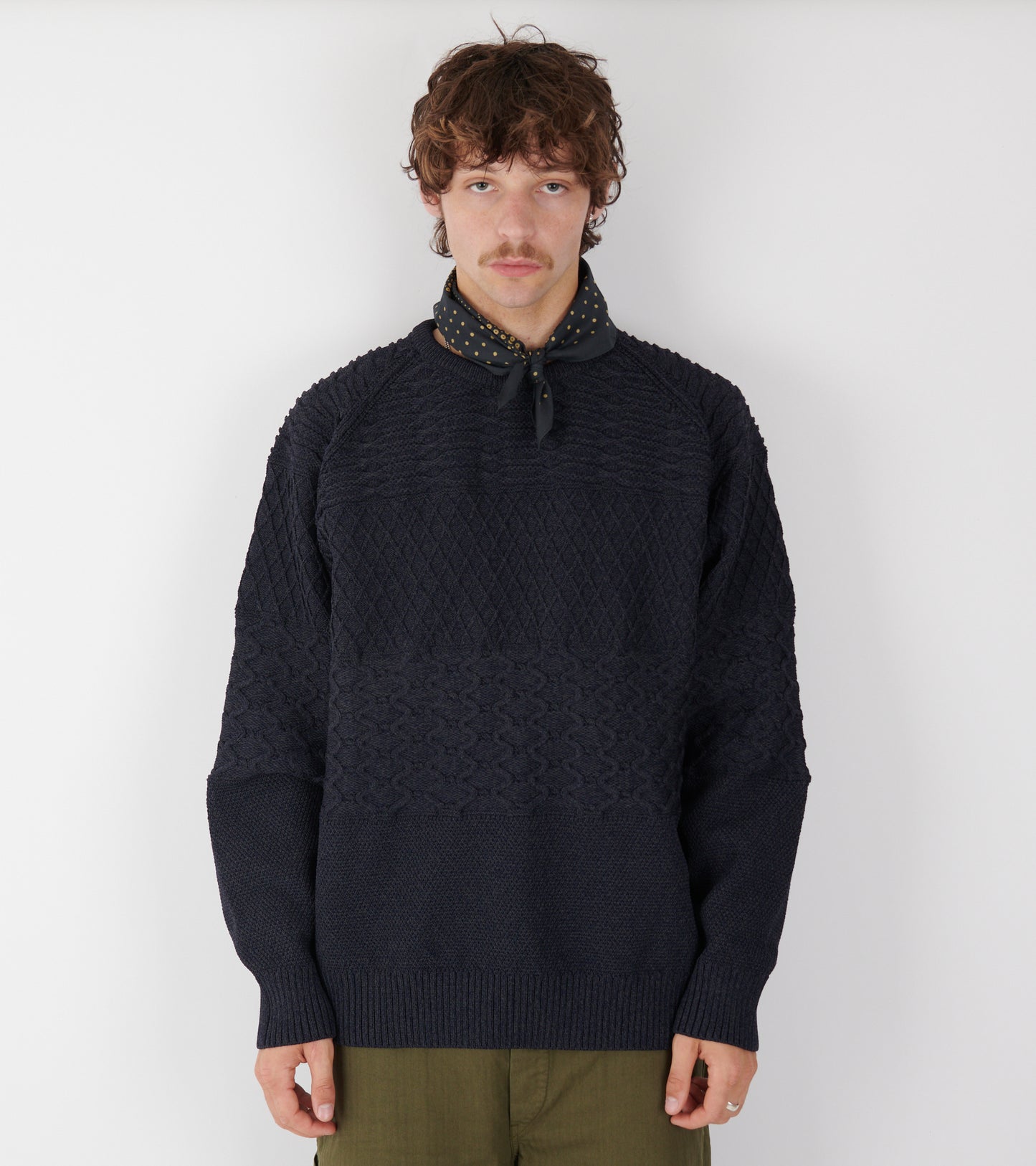 Crew Neck Sweater Dark Navy