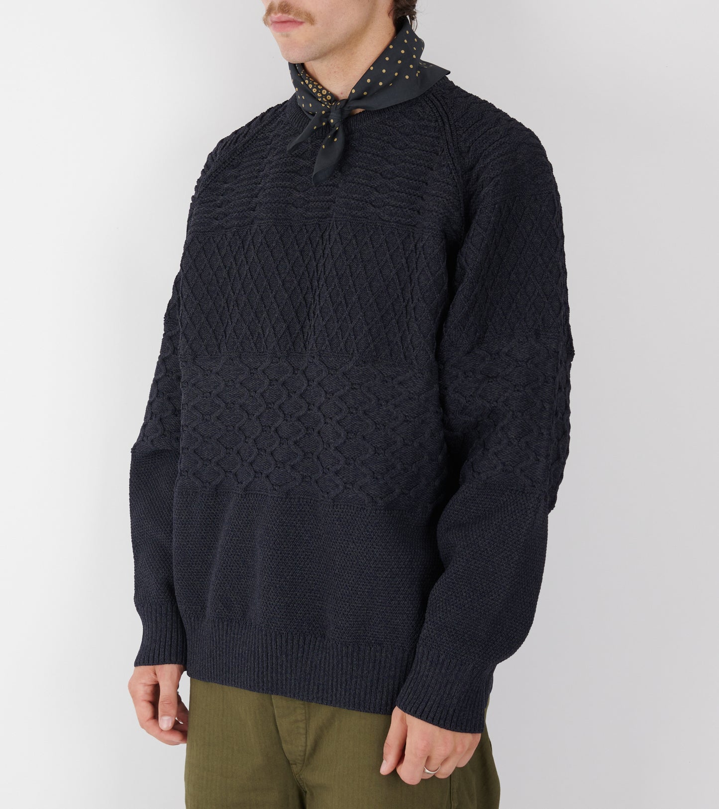 Crew Neck Sweater Dark Navy
