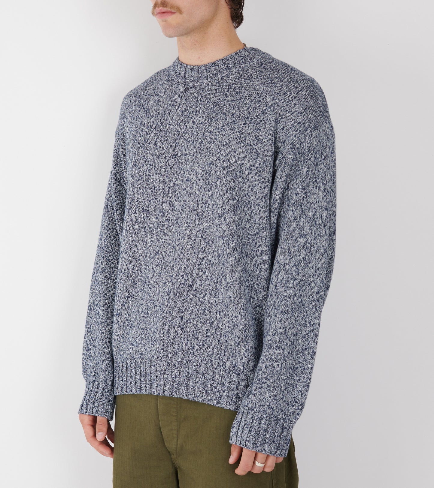 Forever Knitted Sweater Dark Blue