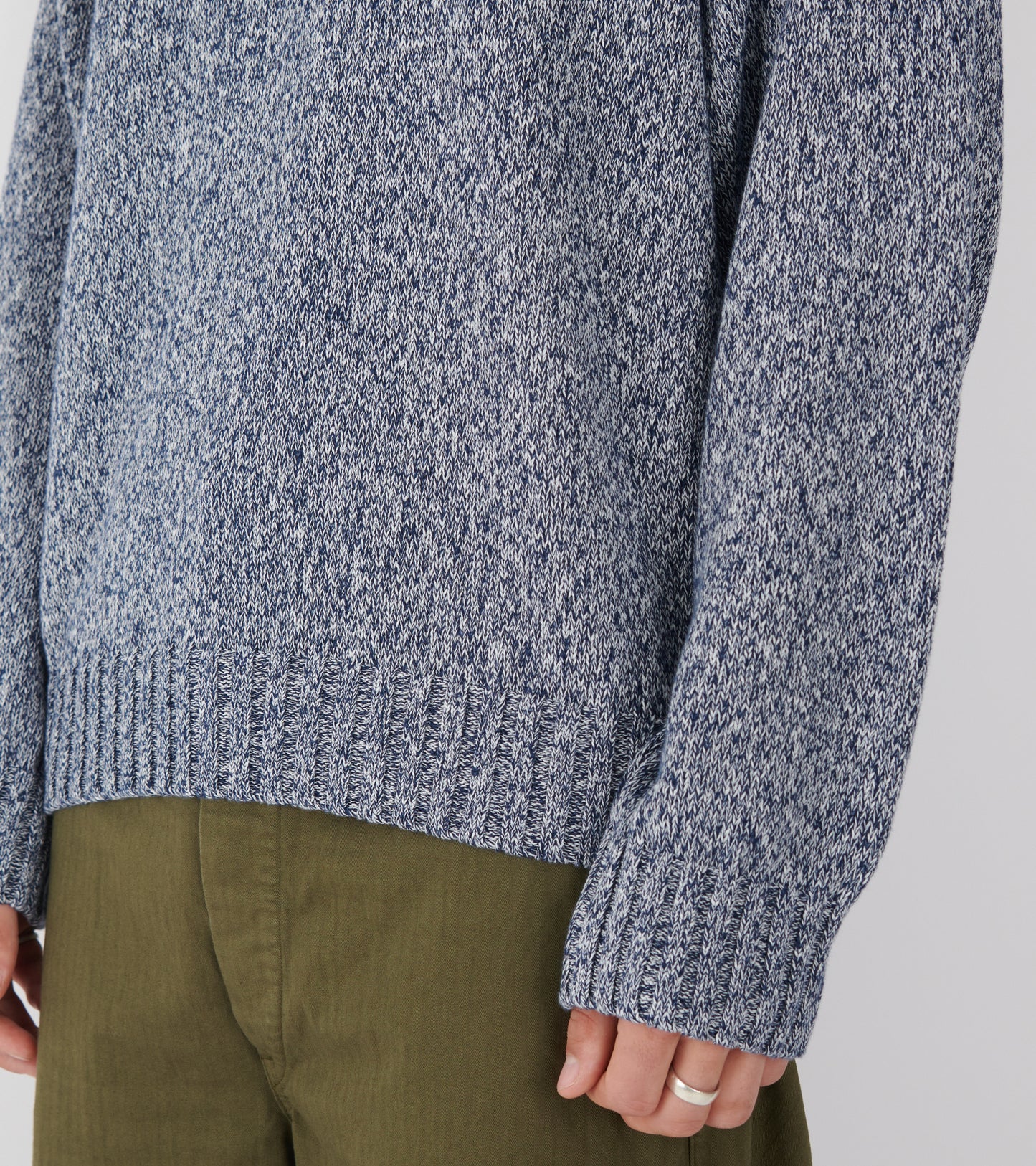 Forever Knitted Sweater Dark Blue