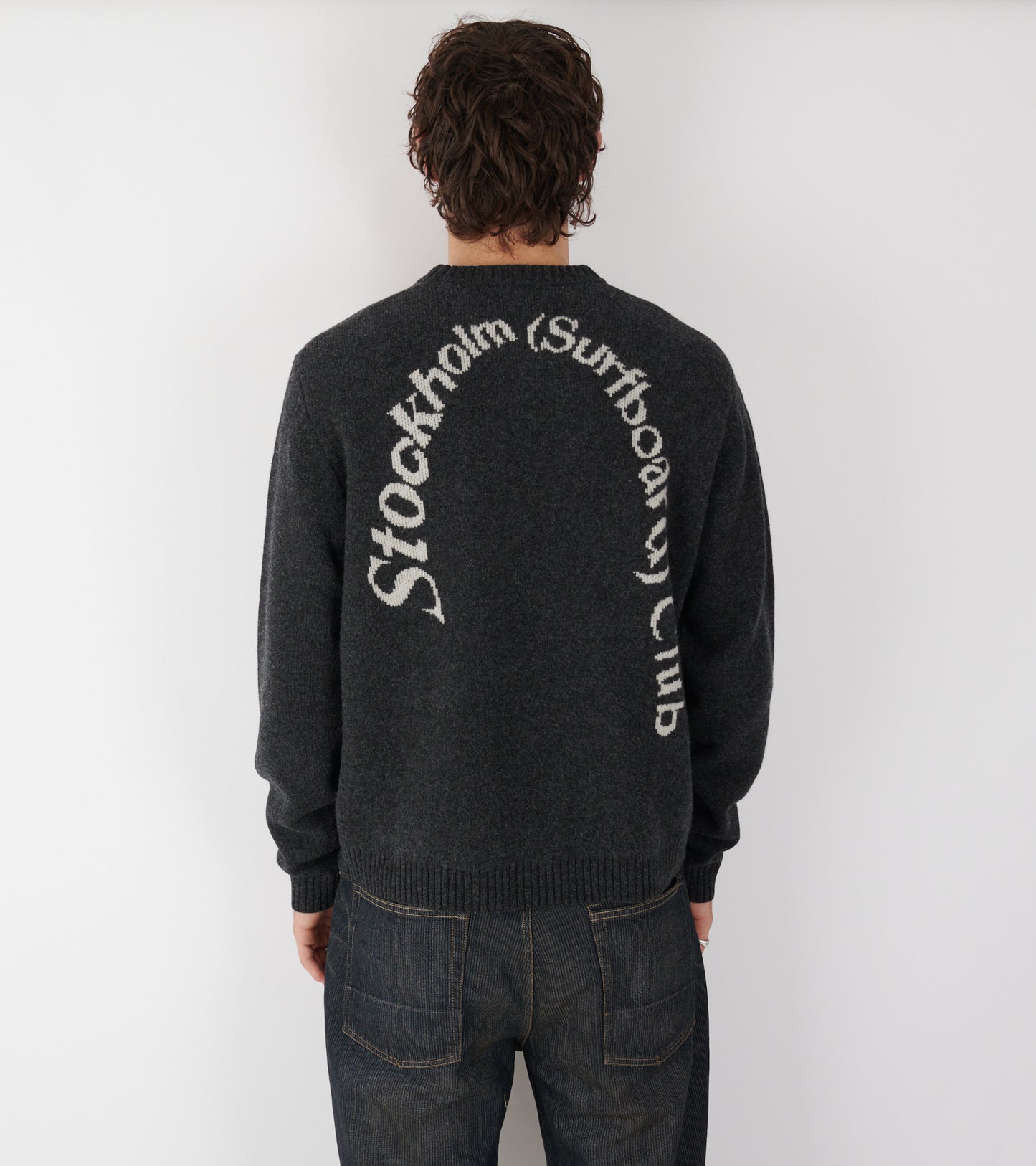 Logo Knit Sweater Black