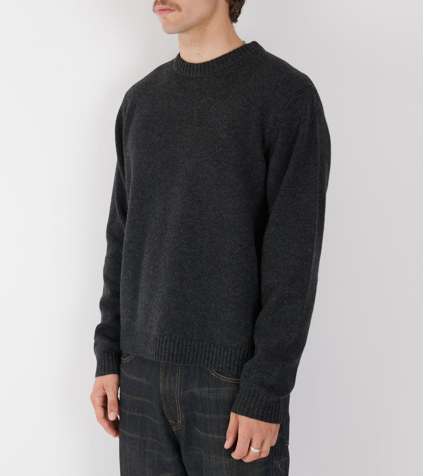 Logo Knit Sweater Black