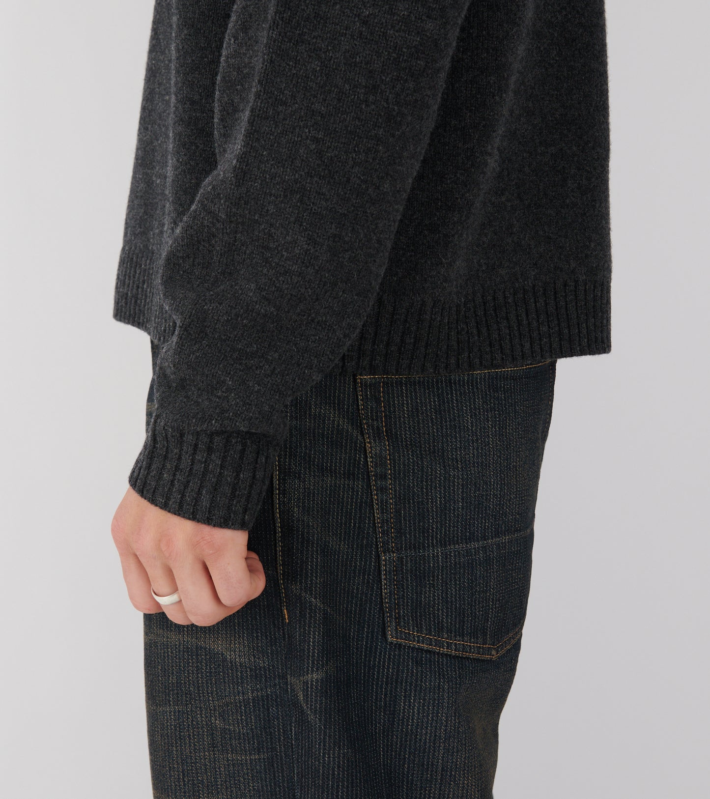 Logo Knit Sweater Black