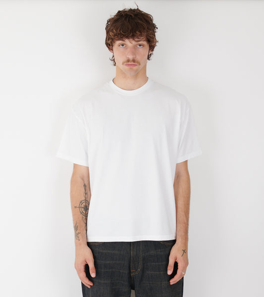 Back Logo Box Tee White