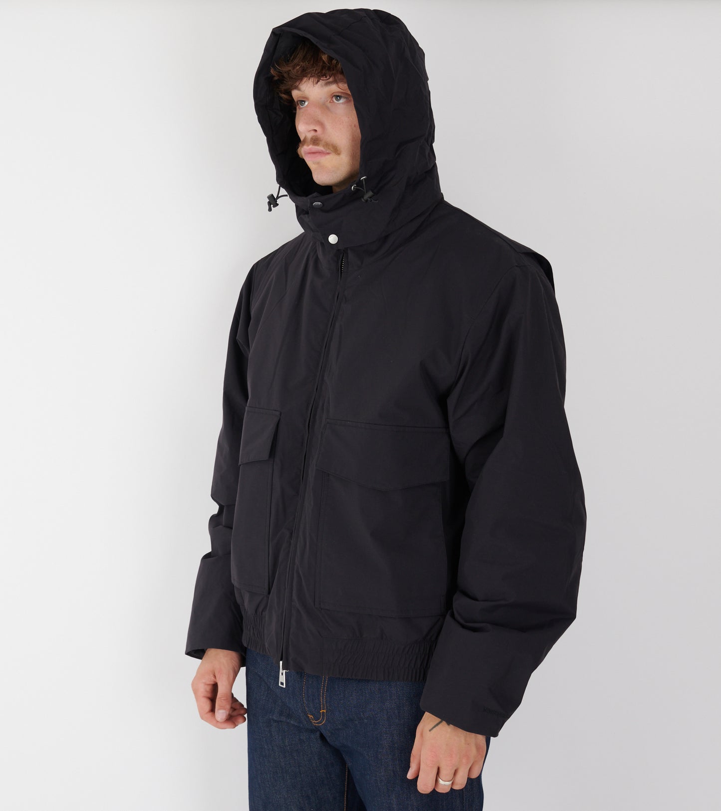 Kastrup Gore-Tex Windstopper Bomber Jacket Black