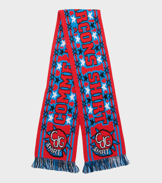 Logo Scarf Red/Blue