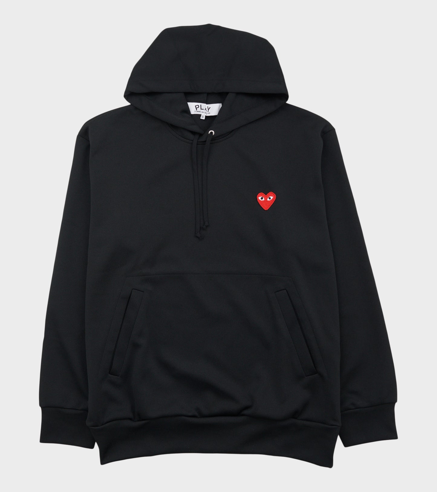 U Red Heart Hoodie Black