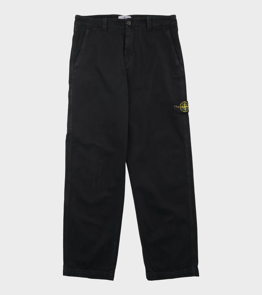 Canvas Trousers Black