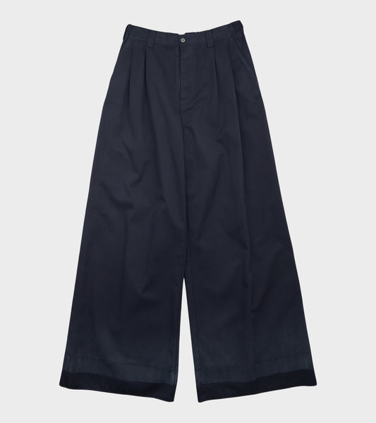 Wide Leg Trousers Navy