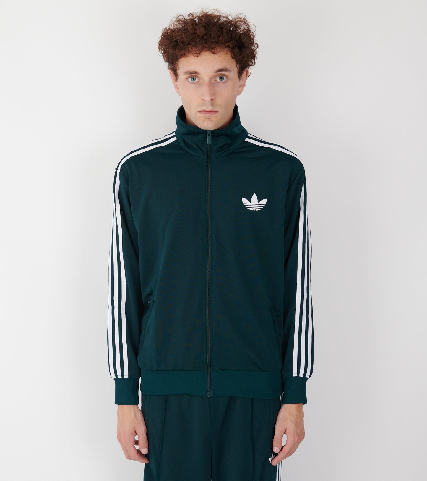 Firebird Track Top Aurora Ivy/White
