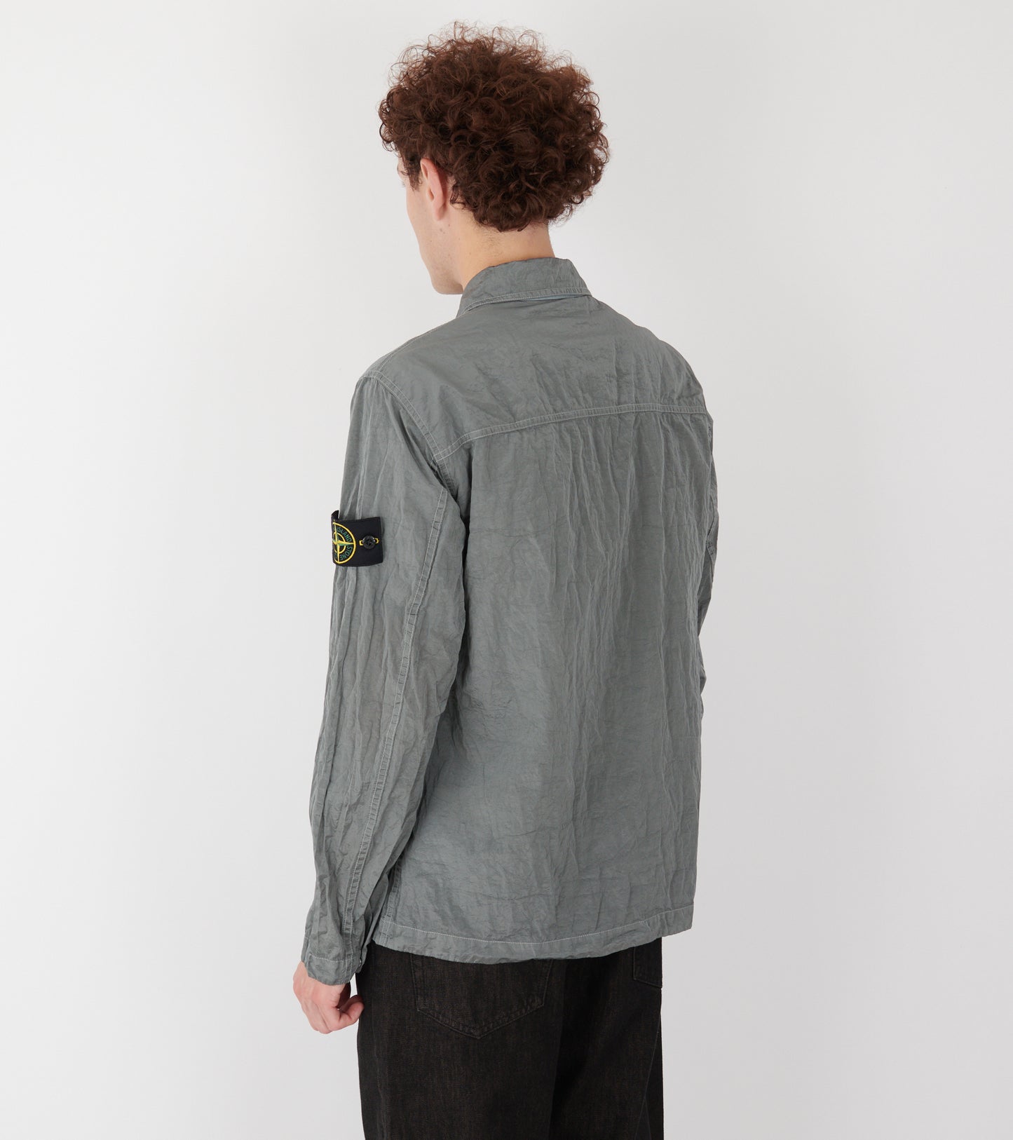 Econyl Nylon Overshirt Grey