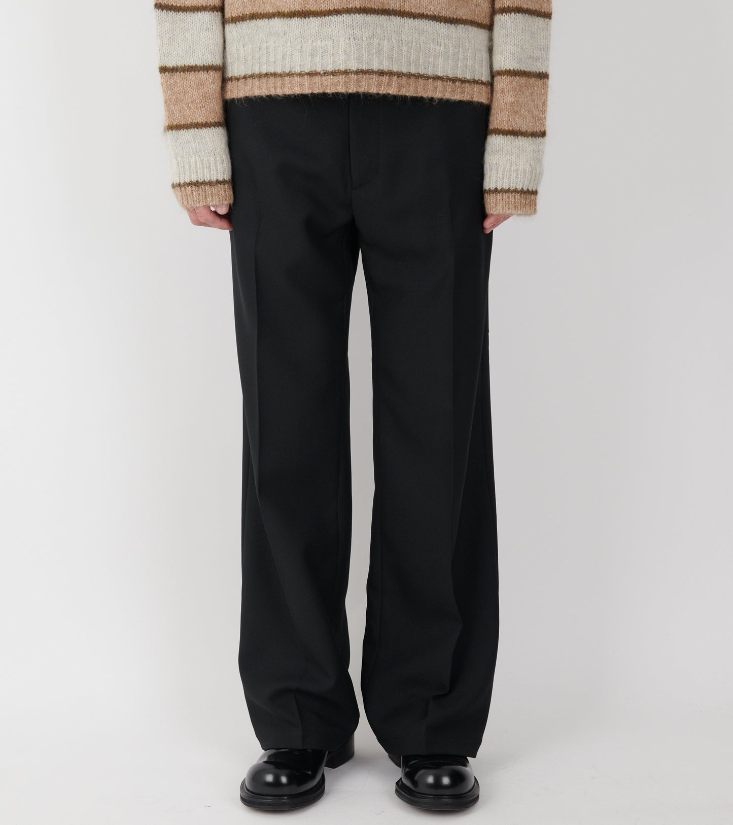 Sune Tailored Bootcut Trousers Black