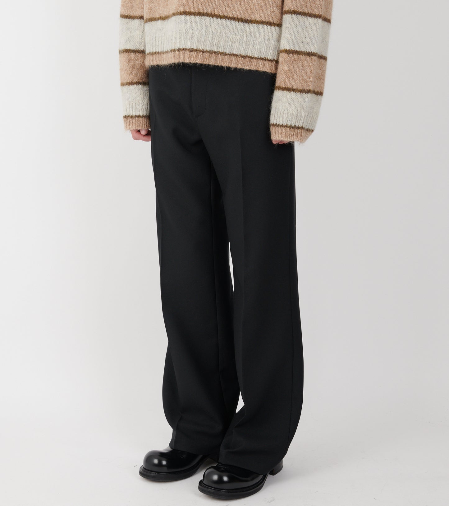 Sune Tailored Bootcut Trousers Black