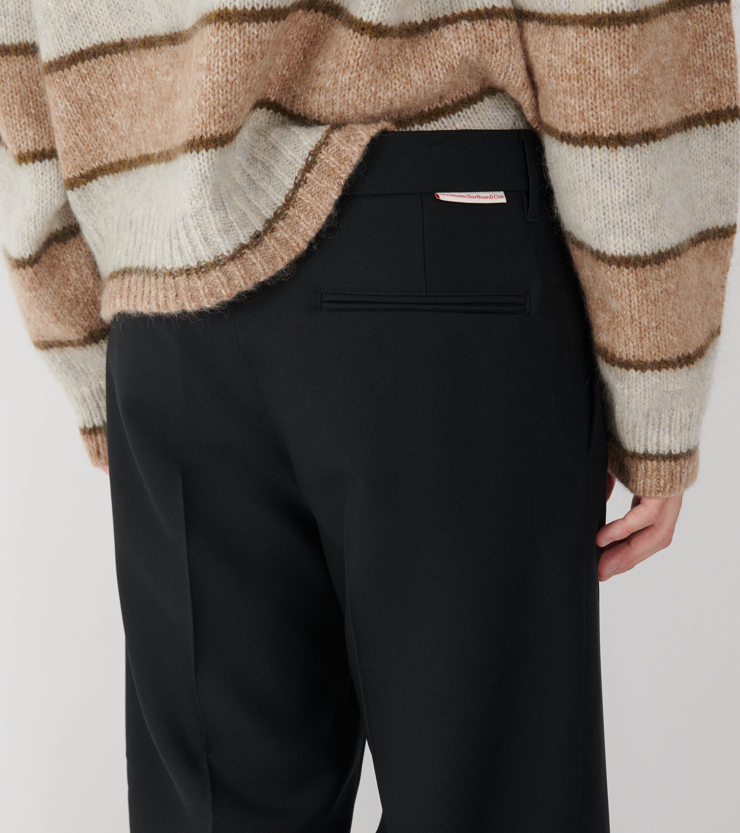 Sune Tailored Bootcut Trousers Black