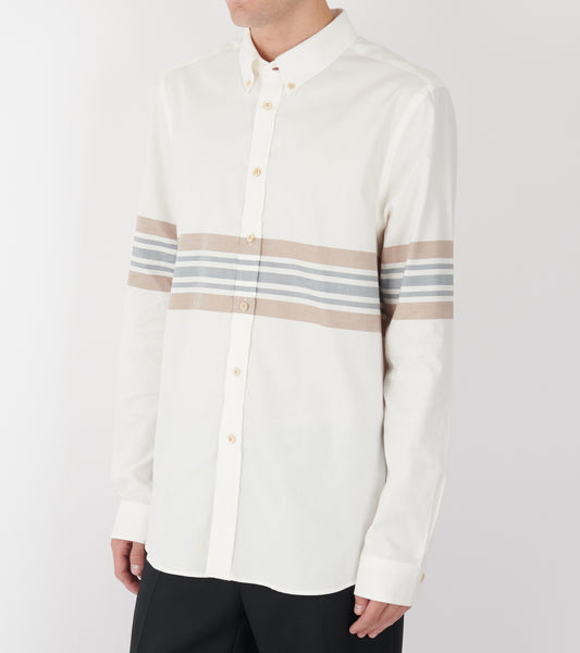 Striped Shirt White/Beige/Navy