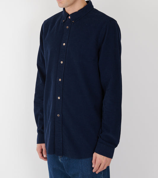 Corduroy Shirt Dark Blue