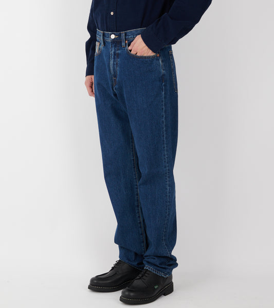 Relaxed Taper Fit Jeans Blue