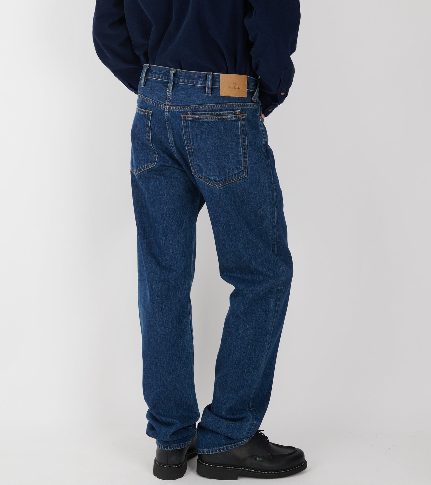 Relaxed Taper Fit Jeans Blue