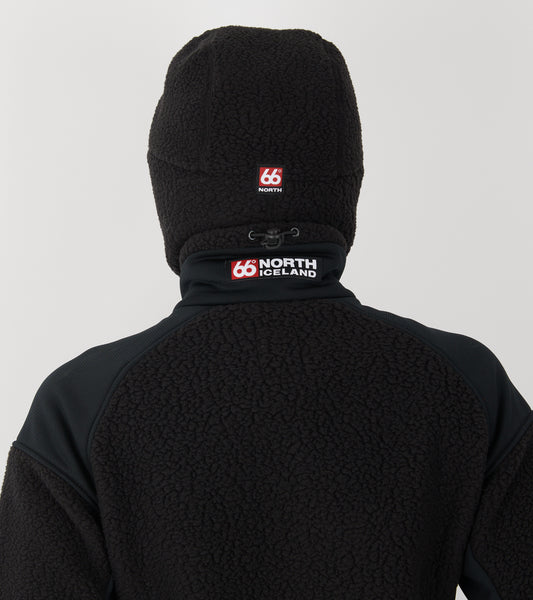 Tindur Shearling Hat Black