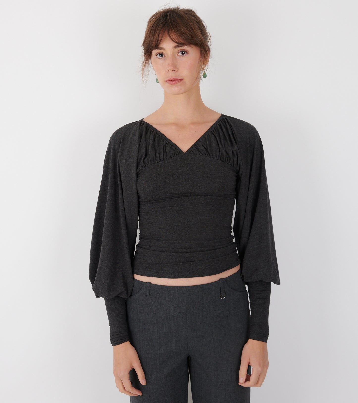 Tapioca Top Dark Grey